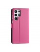 Mobile phone case Samsung S22 Ultra Book Case Cover magnetic closure pink