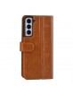 UNIQ Samsung S22 Plus Book Case Card Holder Magnetic Closure Brown