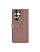 UNIQ Samsung S22 Ultra book case Cover card holder light brown