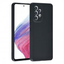 UNIQ Samsung A53 5G Hülle Case Cover Slim Silikon Schwarz