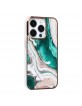 UNIQ iPhone 14 Pro Case Cover TPU Silicone Marble Green
