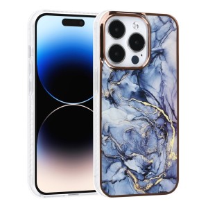 UNIQ iPhone 14 Pro Hülle Case Cover TPU Silikon Marmor Grau