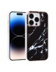 UNIQ iPhone 14 Pro Case Cover TPU Silicone Marble Black