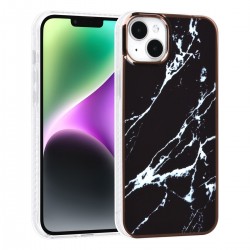 UNIQ iPhone 14 Plus Case Cover TPU Silicone Marble Black