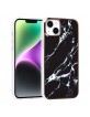 UNIQ iPhone 14 Plus Hülle Case Cover TPU Silikon Marmor Schwarz