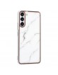 UNIQ Samsung S22 Plus Case Cover Silicone Marble White
