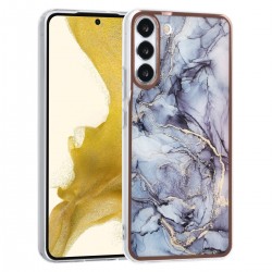 UNIQ Samsung S22 Plus Case Cover Silicone Marble Grey