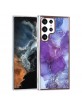 UNIQ Samsung S22 Ultra case cover silicone marble purple