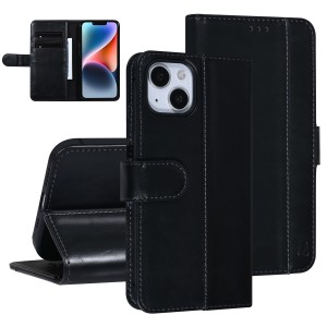 UNIQ iPhone 14 mobile phone book case card holder black