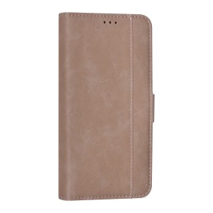 UNIQ iPhone 14 mobile phone book case card holder light brown