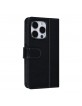 UNIQ iPhone 14 Pro Mobile Phone Book Case Card Holder Black