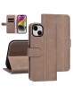 UNIQ iPhone 14 Plus mobile phone book case card holder light brown