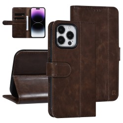 UNIQ iPhone 14 Pro Max Mobile Phone Book Case Card Holder Dark Brown