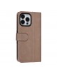 UNIQ iPhone 14 Pro Max mobile phone book case card holder light brown