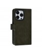UNIQ iPhone 14 Pro Mobile Phone Book Case 9 Card Holder Dark Green