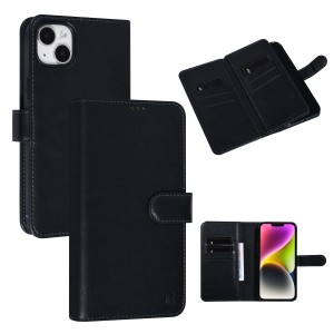 UNIQ iPhone 14 Plus Mobile Phone Book Case 9 Card Holder Black