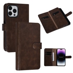 UNIQ iPhone 14 Pro Max Mobile Phone Book Case 9 Card Holder Dark Brown
