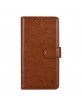 UNIQ iPhone 14 Mobile Phone Case Book Cover Magnetic Light Brown