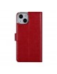 UNIQ iPhone 14 Mobile Phone Case Book Cover Magnetic Red