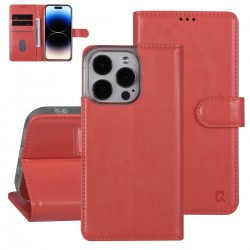 UNIQ iPhone 14 Pro Mobile Phone Case Book Cover Magnetic Light Red