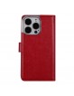 UNIQ iPhone 14 Pro Mobile Phone Case Book Cover Magnetic Red