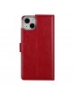 UNIQ iPhone 14 Plus Handytasche Book Case Magnetic Rot