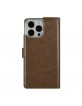UNIQ iPhone 14 Pro Max Mobile Phone Case Book Cover Magnetic Brown