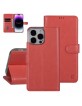 UNIQ iPhone 14 Pro Max Mobile Phone Case Book Cover Magnetic Light Red