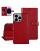 UNIQ iPhone 14 Pro Max Mobile Phone Case Book Cover Magnetic Red