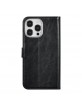 UNIQ iPhone 15 Pro Max mobile phone case book cover black