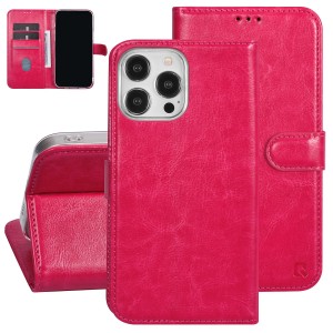 UNIQ iPhone 15 Pro Max Handytasche Book Case Pink