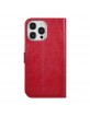 UNIQ iPhone 15 Pro Max mobile phone case book cover red