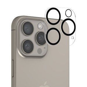 Kameraschutz iPhone 15 Pro Max Lens Glas 9H Objektiv Transparent