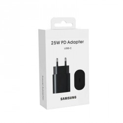 Samsung Schnellladegerät 25 W USB Type C Schwarz ohne Kabel