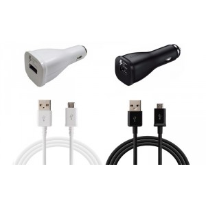 Original Samsung Car Charger Micro USB Fast Charger EP-LN915 White