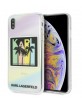 Karl Lagerfeld silicone cover / sleeve for iPhone Xs Max print